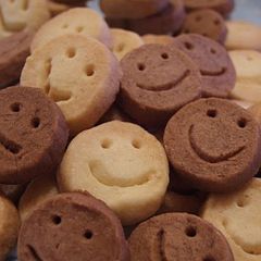 A picture of Smiley Face Shortbread.