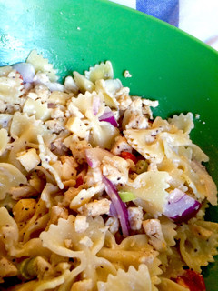 A picture of Poppy Seed Chicken Pasta Salad.
