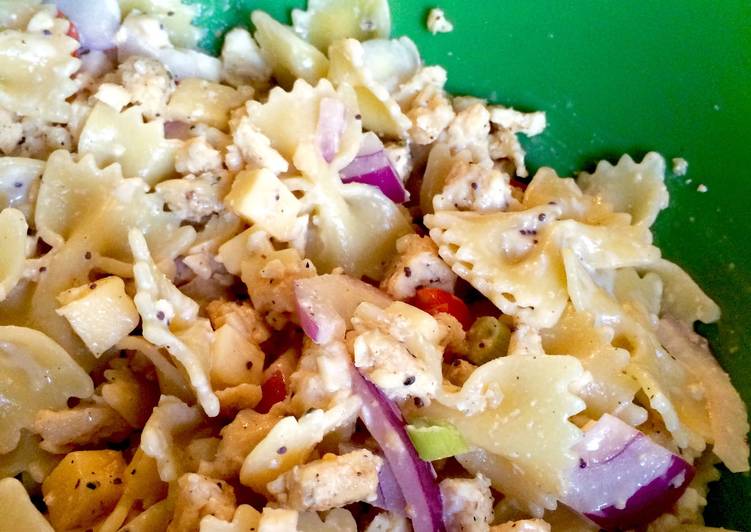 Poppy Seed Chicken Pasta Salad