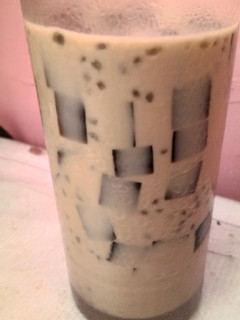 Foto resep Es cincau selasih milk tea