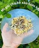 Mì gói chú hề xào lươn hấp sả