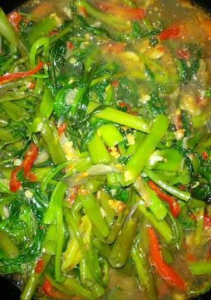 Foto resep Ca kangkung pedas gila