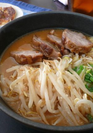 A picture of To Serve With Ramen: Garlic Bean Sprouts.