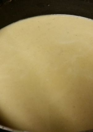 A picture of Creamy Acorn Squash Soup.