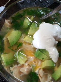 A picture of Chicken Tortilla Soup.