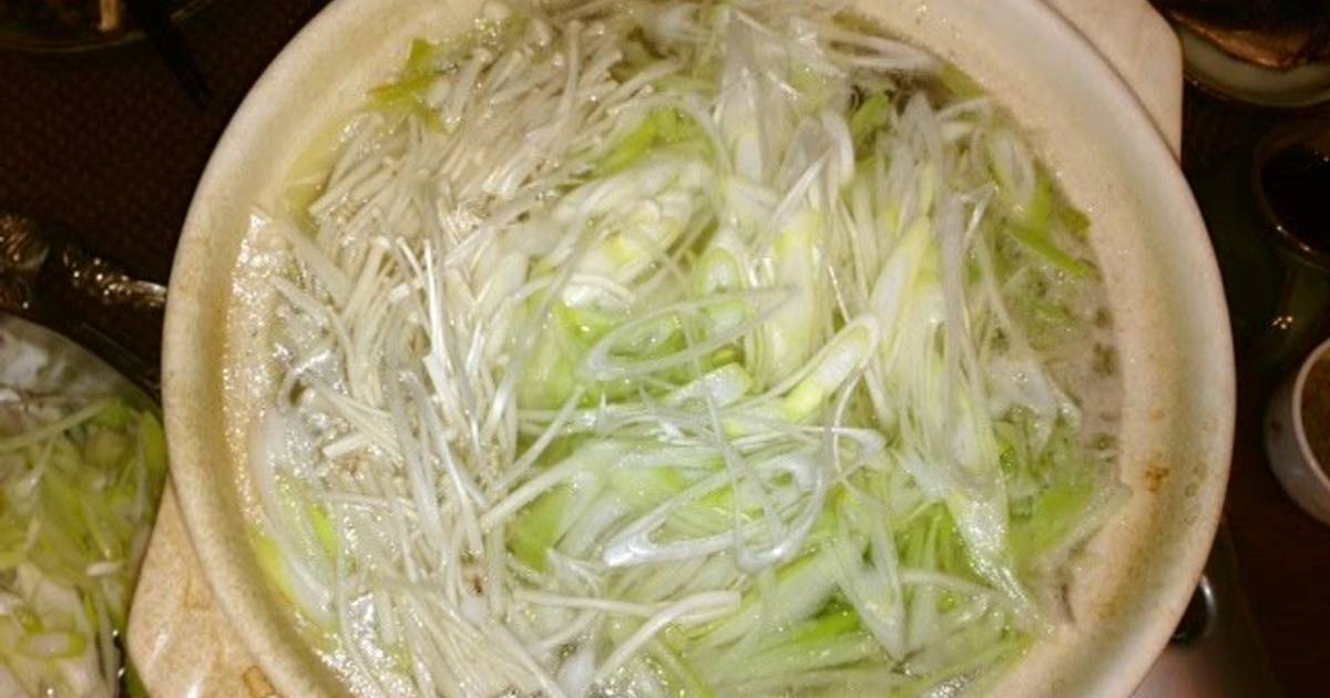Simple & Tasty Japanese Spring Onions and Pork Shabushabu Recipe by