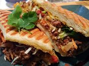 A picture of ground beef sandwich