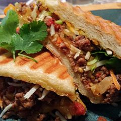 A picture of Ray's' Goulash Panini.
