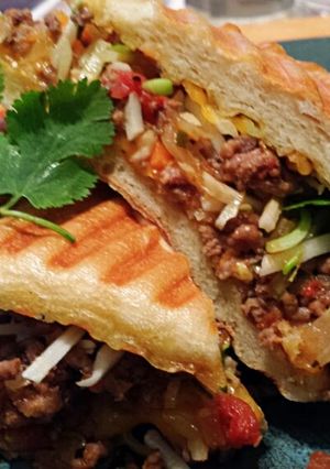A picture of Ray's' Goulash Panini.