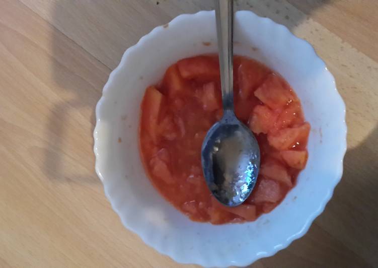 Recipe of Ultimate Sweet papaya