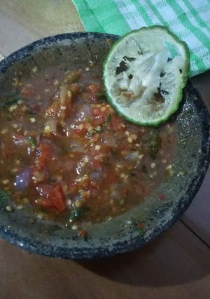 Foto resep Sambel mentah