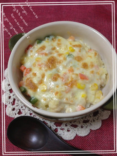 A picture of Simple Mochi and Tuna Doria with Mayo Miso Sauce.