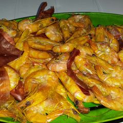 A picture of Chilli Prawns.