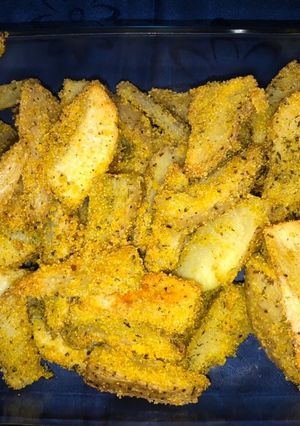 Una foto de Papas crocantes (al horno)❤️🍟