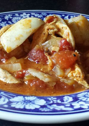 A picture of Leftover Chicken Stew.