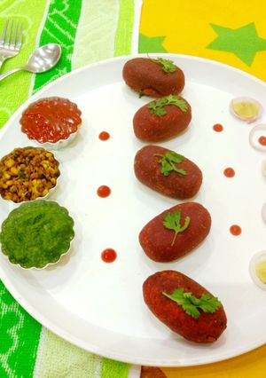 A picture of Daliya sprouts roll.