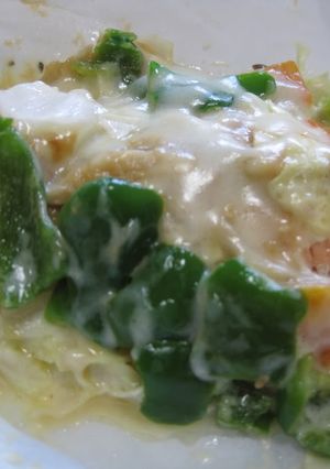 A picture of Easy Nutritious Chan-chan Salmon Bake in the Microwave.