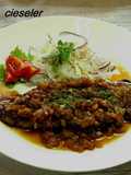 Beef Steak with Onion Sauce