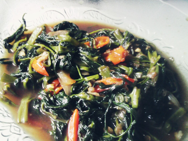 Resep Tumis kangkung teriyaki Anti Gagal