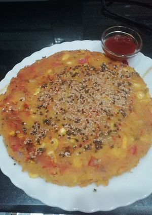 A picture of Poha Cake.