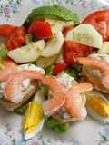 Chilean Abalone (Locos) with Shrimp and Caper-Olive Dressing, Jon Style