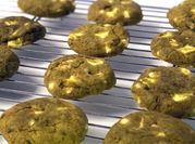 A picture of matcha cookies with white chocolate