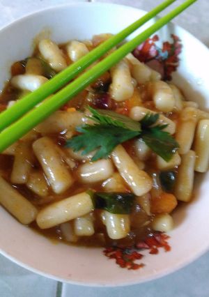 Foto resep Tteobokki / kue beras sederhana enak