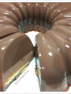 Foto resep Puding Busa Lapis Cokelat