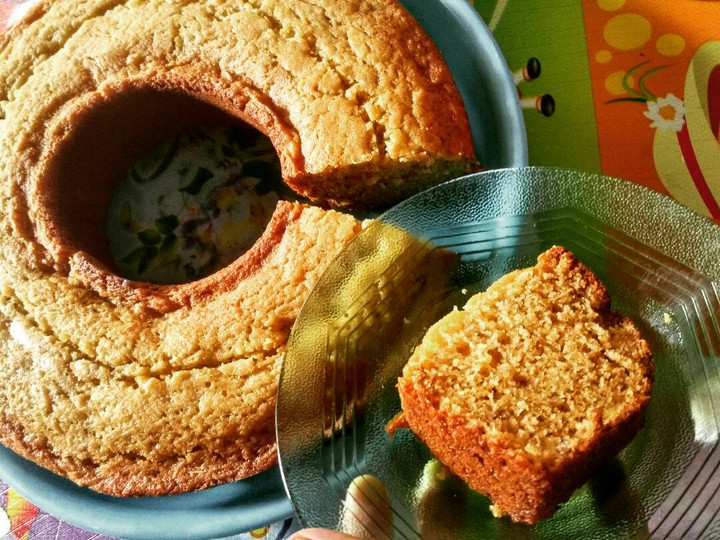 Resep Cake Pisang Moist no mixer no ribet (Ekonomis) Anti Gagal