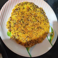 Aloo besan suji mix vegetable handvo A picture of Aloo besan suji mix vegetable handvo.