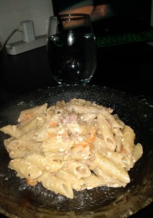 Una foto de Salteado con fideos para una persona (Lo que sea en la heladera)