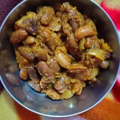 A picture of Rajma veg.