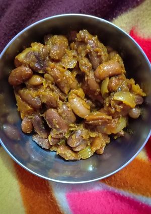 A picture of Rajma veg.