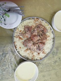 صورة لوصفة منسف دجاج