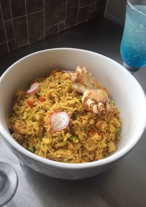 A picture of SeaFood Paella.