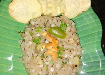 Fresh, Making Recipe Sabudana khichdi Delicious Steady