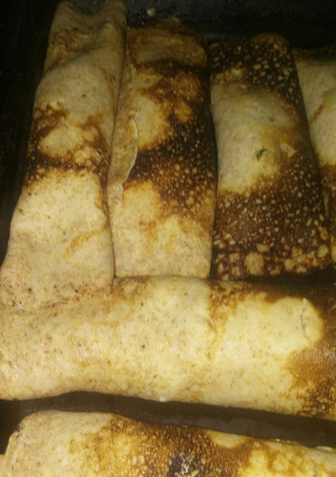 Una foto de Panqueques con harina integral