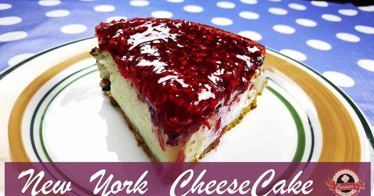 New York Cheesecake | Receta de Tarta de Queso Casera Receta de Cocinar es  Facil- Cookpad