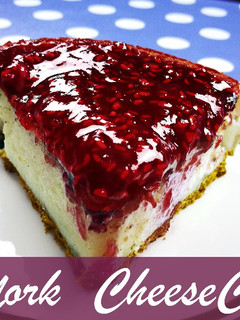 Una foto de New York Cheesecake | Receta de Tarta de Queso Casera