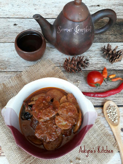 Foto resep Semur jengkol santan pedas