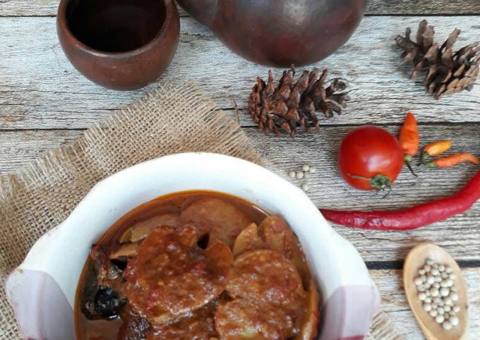 Resep Semur jengkol santan pedas yang Lezat