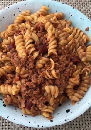 Una foto de Pasta con carne