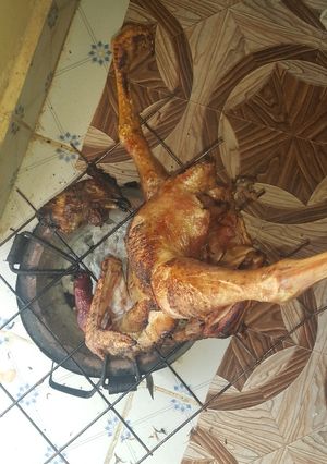 A picture of Smoked chicken.