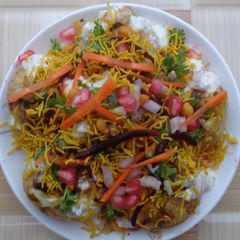 Papdi chaat A picture of Papdi chaat.