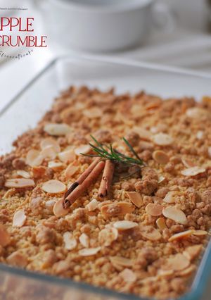 Foto resep Apple Almond Crumble