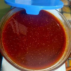 A picture of Instant red chutney for samosa / chat / batakavada / kachori.