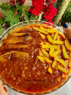 عکسی از دستور قیمه با گوشت چرخکرده