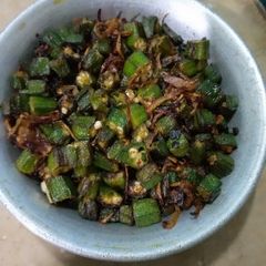 A picture of Bhindi Fry.