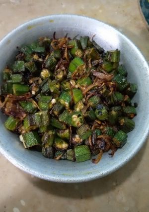 A picture of Bhindi Fry.