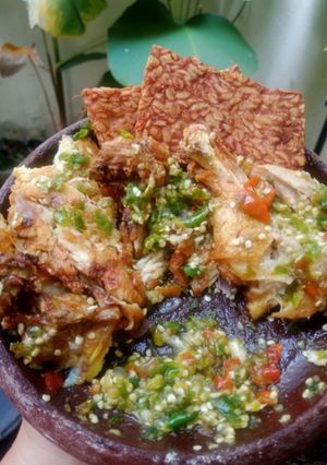 Foto resep Ayam penyet cabe ijo